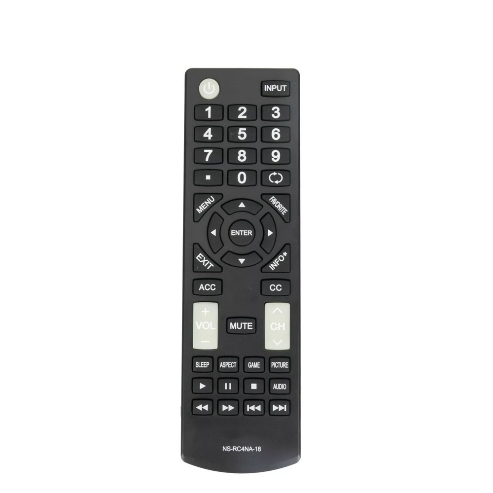 Insignia NS-RC4NA-18 TV‎ Remote Control for Insignia LED LCD TVs Black